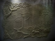 Роспись стены и потолка в гостиной Слон Декоративная штукатурка ДОНЕЦК